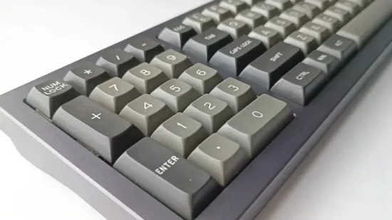 Teclados mecânicos de teclado ergonômico com fio personalizado com teclado numérico
